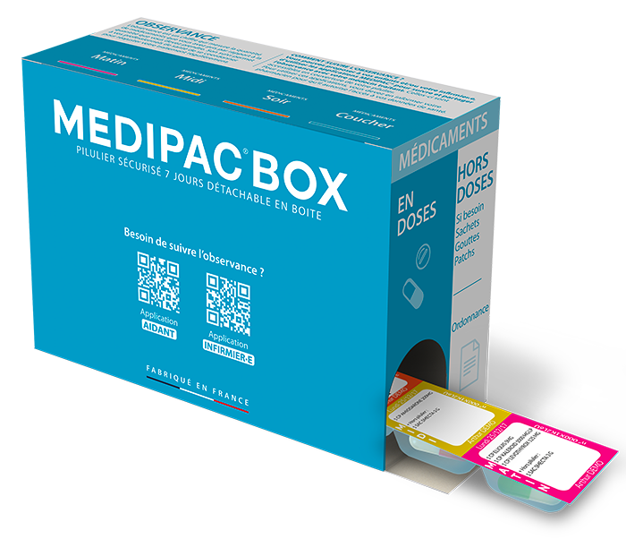 Pilulier sécurisé Medipac box